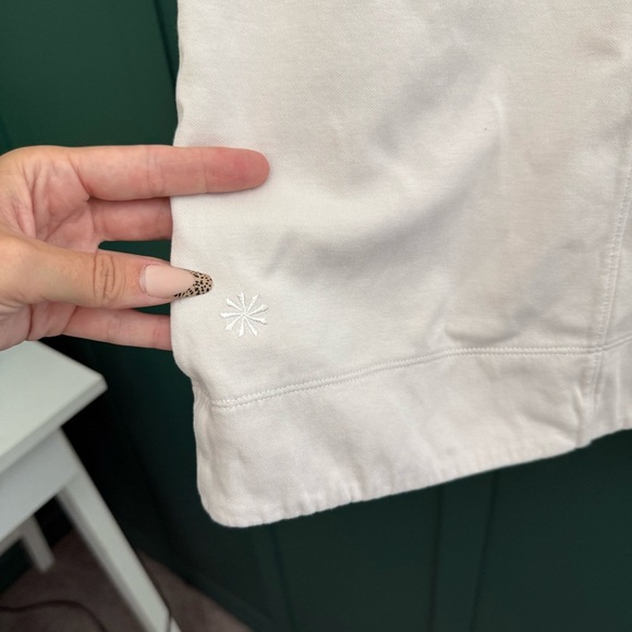 ATHLETA Sundown Sweatshirt Tank in Magnolia White - Picture 7 of 8